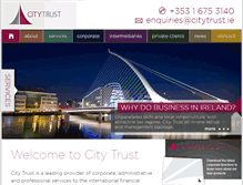Tablet Screenshot of citytrust.ie